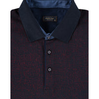 Bordo Büyük Beden Polo Yaka Sweatshirt