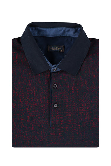  Bordo Büyük Beden Polo Yaka Sweatshirt