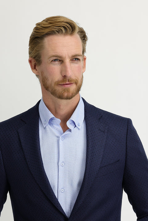 Mavi 4 Drop Relaxed Fit Rahat Kesim Kuşgözü Ceket