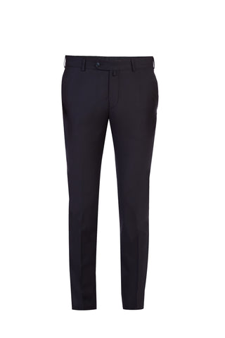  Siyah 7 Drop Slim Fit Dar Kesim Likralı Klasik Kumaş Pantolon