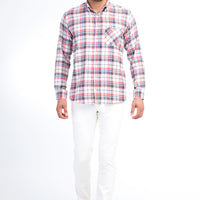 Krem Slim Fit Dar Kesim Likralı Kanvas / Chino Pantolon