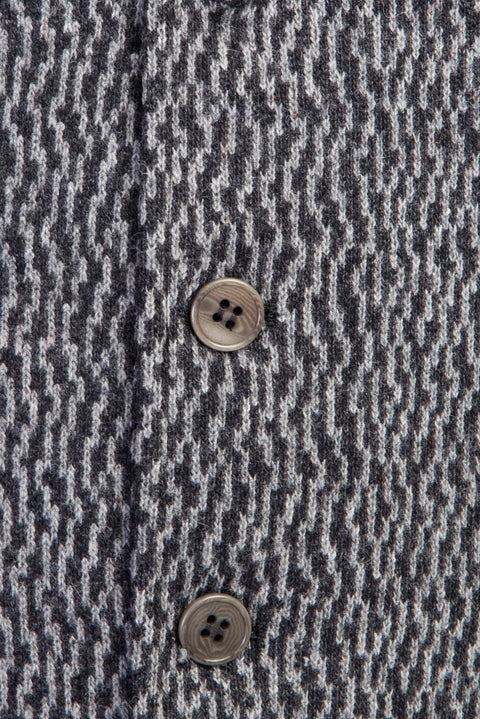 Orta Füme Klasik Yünlü Yelek