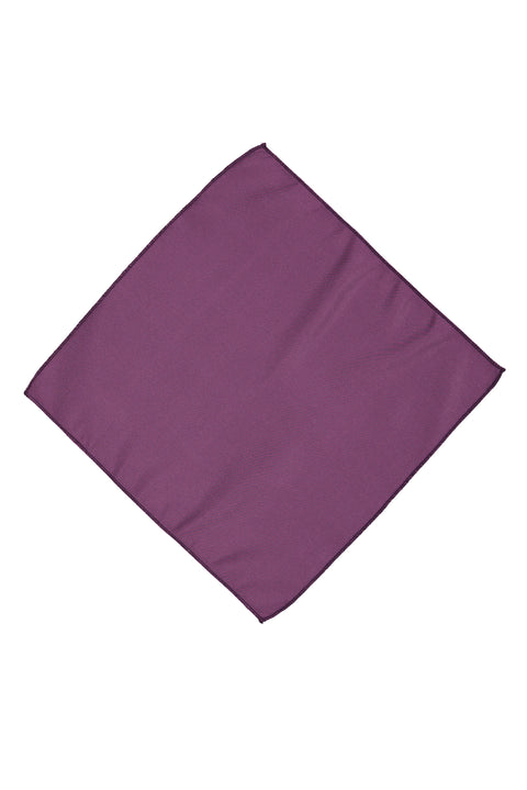 Mor Düz Saten Mendil