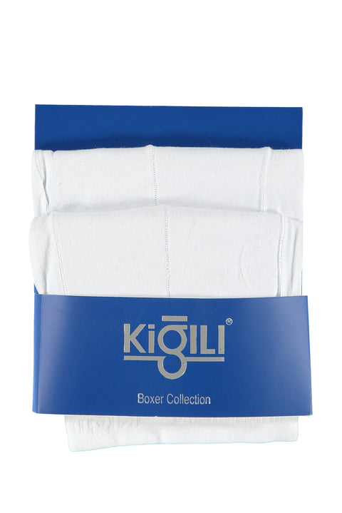 Beyaz 2'li Düz Süprem Boxer Seti
