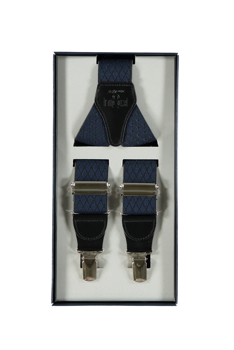 Lacivert Desenli Pantolon Askısı