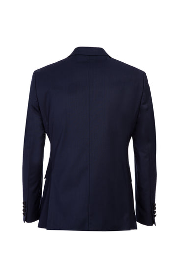  Lacivert Mono Yaka Slim Fit Dar Kesim Smokin & Damatlık