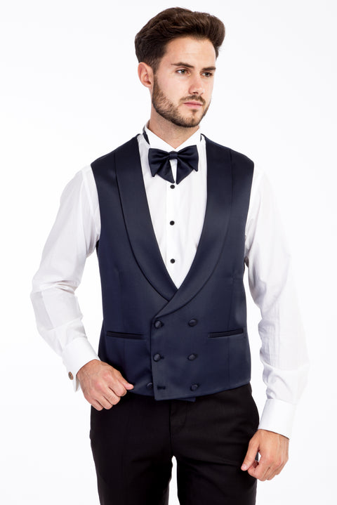 Mavi 6 Drop Regular Fit Standart Kesim Sivri Yaka Desenli Smokin & Damatlık