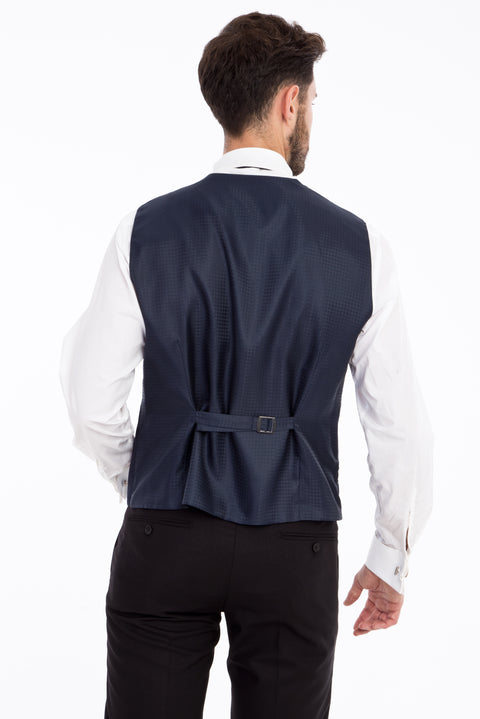 Mavi 6 Drop Regular Fit Standart Kesim Sivri Yaka Desenli Smokin & Damatlık