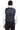 Lacivert Slim Fit Dar Kesim Sivri Yaka Desenli Yelekli Smokin & Damatlık