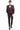 Bordo Slim Fit Dar Kesim Sivri Yaka Desenli Yelekli Smokin / Damatlık