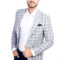 Mavi 4 Drop Relaxed Fit Rahat Kesim Ekose Ceket
