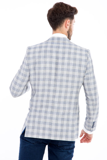 Mavi Relaxed Fit Relaxed Kesim Ekose Ceket