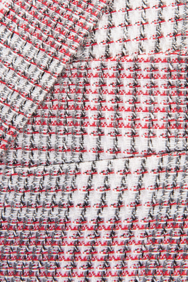 Kırmızı Regular Fit Ekose Ceket