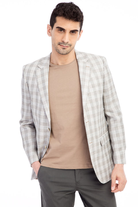 Toprak 4 Drop Relaxed Fit Rahat Kesim Ekose Ceket