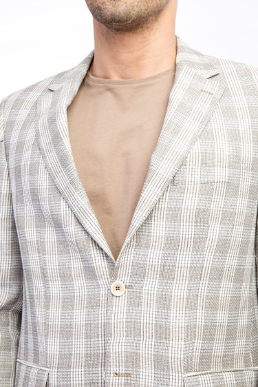 Toprak Relaxed Fit Relaxed Kesim Ekose Ceket