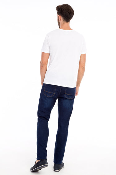 Mavi Slim Fit Dar Kesim Likralı Denim Pantolon