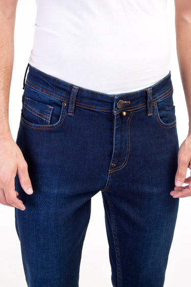 Mavi Slim Fit Dar Kesim Likralı Denim Pantolon