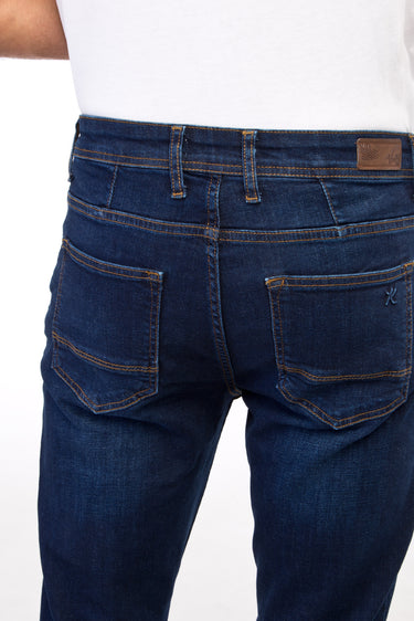 Mavi Slim Fit Dar Kesim Likralı Denim Pantolon