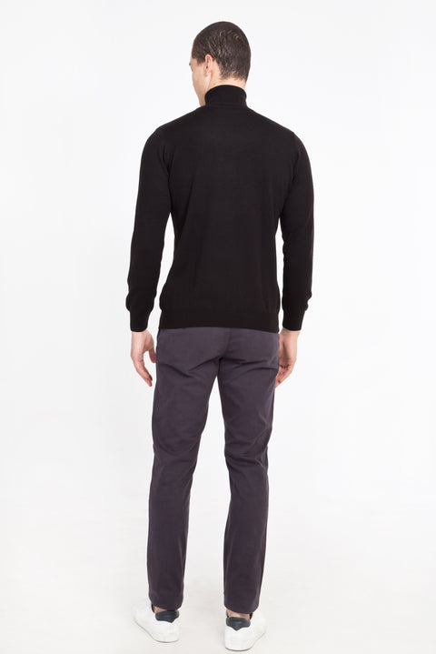 Antrasit Slim Fit Dar Kesim SE P.BOYA M.DESEN Kanvas / Chino PT