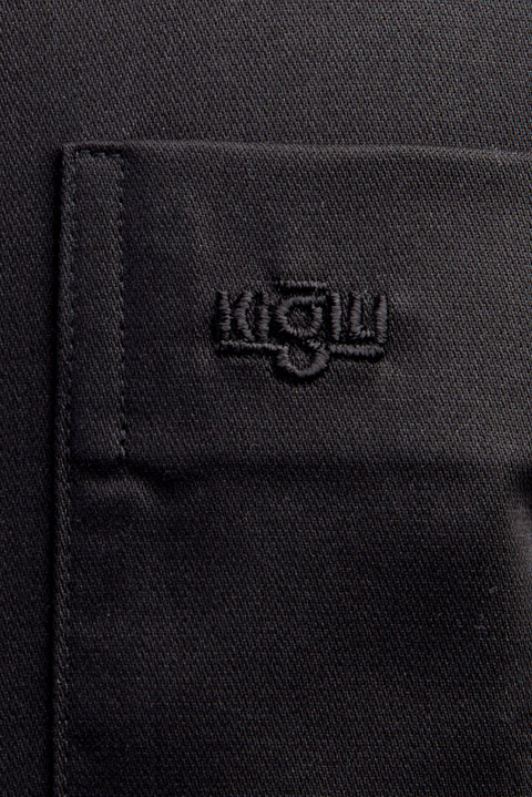 Siyah Uzun Kol Non Iron Klasik Saten Gömlek