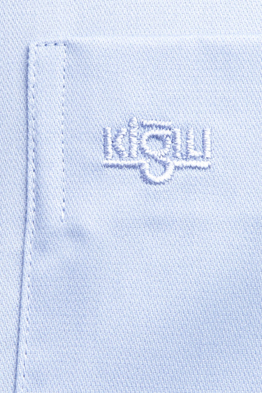 Mavi Uzun Kol Non Iron Saten Klasik Gömlek