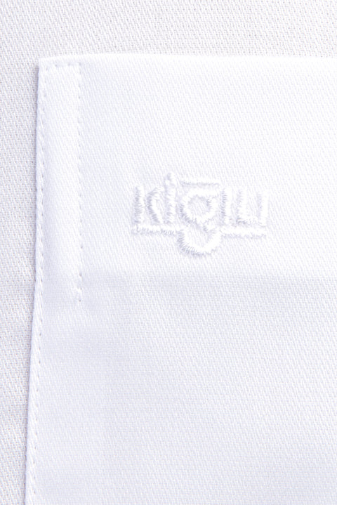 Beyaz Uzun Kol Non Iron Saten Klasik Gömlek