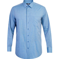 Mavi Uzun Kol Klasik Gömlek