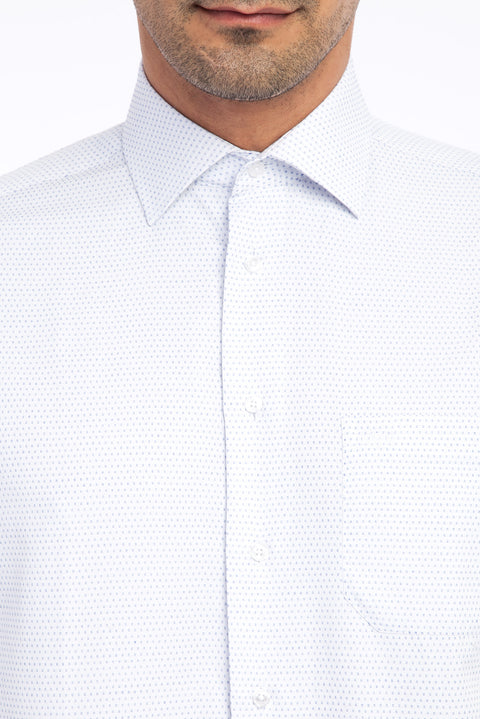 Beyaz Kısa Kol Regular Fit Gömlek