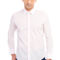 Pembe Uzun Kol Slim Fit Dar Kesim Gömlek