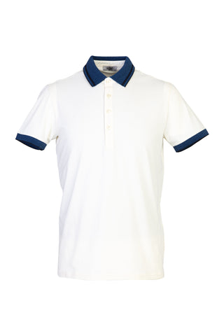  Krem Polo Yaka Slim Fit Dar Kesim Tişört