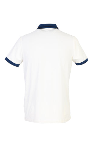  Krem Polo Yaka Slim Fit Dar Kesim Tişört