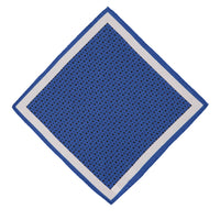 Koyu Mavi Desenli Mendil