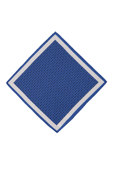 Koyu Mavi Desenli Mendil