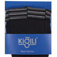 Siyah 2'li Çizgili Süprem Boxer Seti