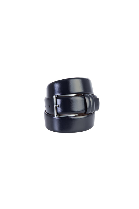 Lacivert Klasik Deri Kemer