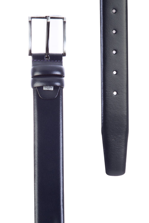 Lacivert Klasik Deri Kemer