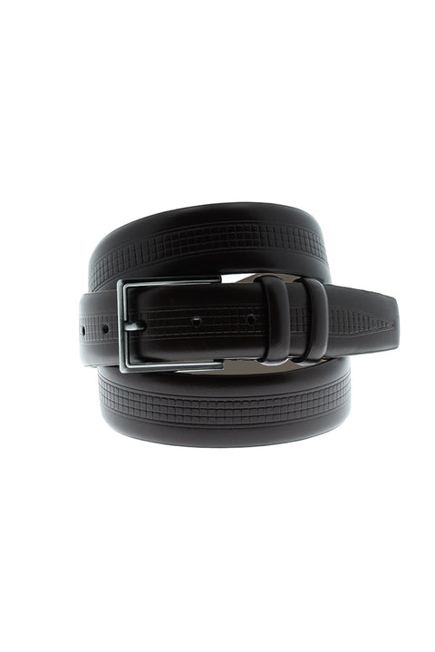 Kahve Klasik Desenli  Kemer