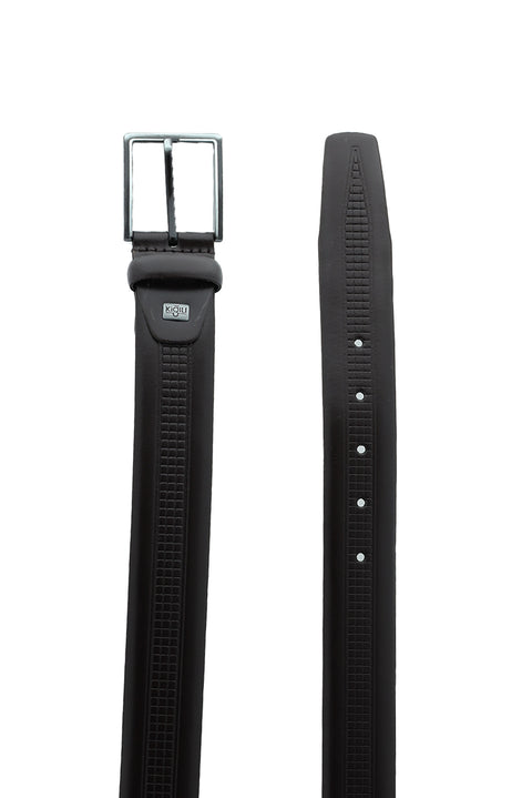 Kahve Klasik Desenli  Kemer