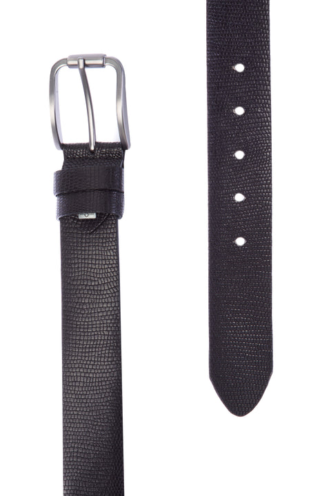 Siyah Desenli Spor Kemer