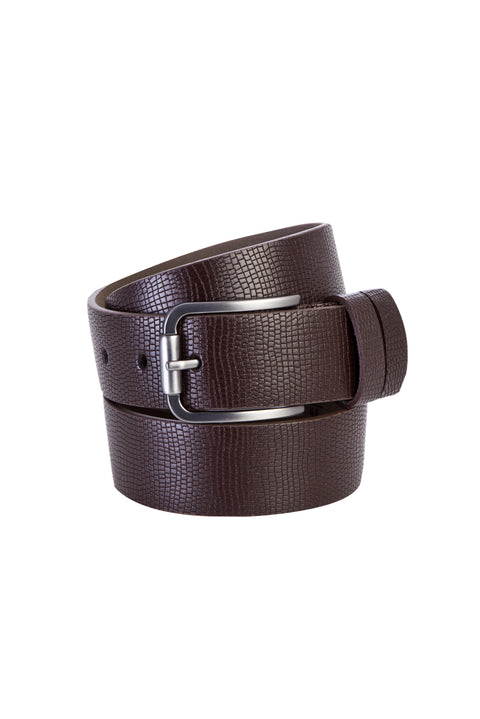 Kahve Desenli Spor Kemer