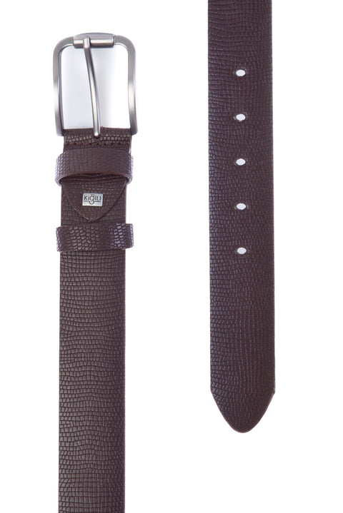 Kahve Desenli Spor Kemer