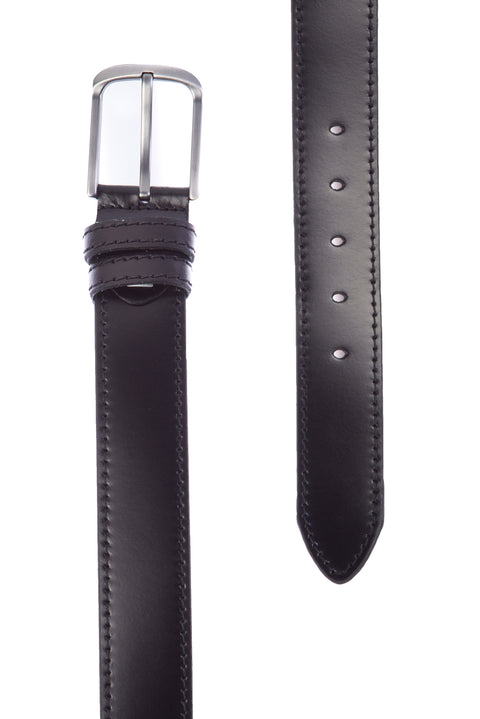 Siyah Spor Desenli  Kemer