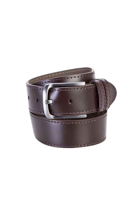 Kahve Spor Desenli  Kemer