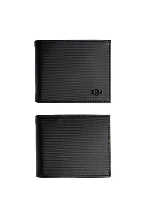 Siyah Desenli 3'lü Kemer & Cüzdan & Kartlık Hediye Kutulu Set