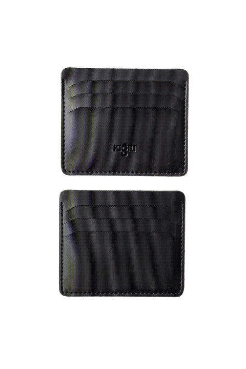 Siyah Desenli 3'lü Kemer & Cüzdan & Kartlık Hediye Kutulu Set