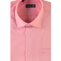Pembe Kısa Kol Regular Fit Desenli Gömlek