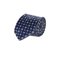 Lacivert Desenli Kravat