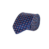 Lacivert Desenli Kravat