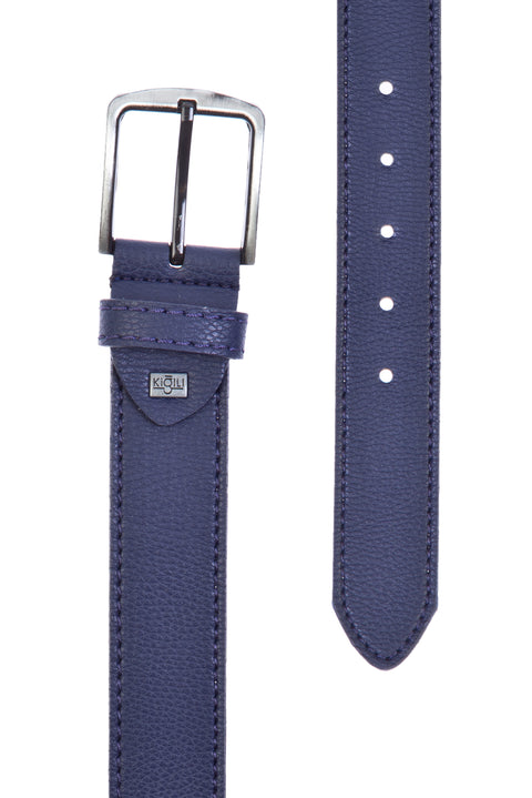 Lacivert Spor Desenli Kemer