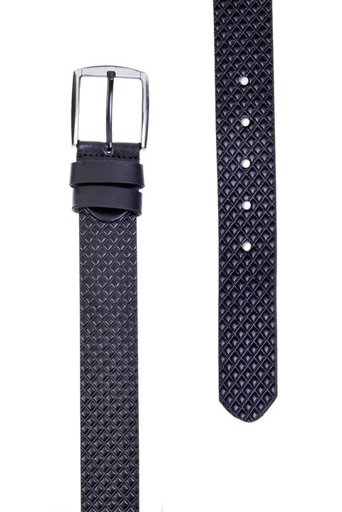 Siyah Desenli Spor Kemer